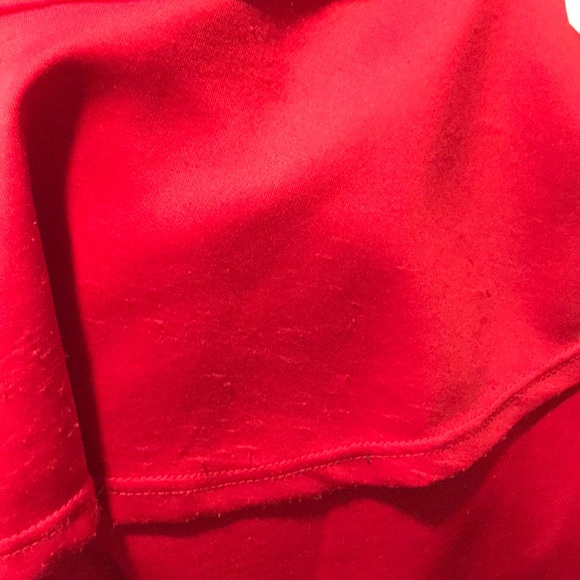 Red Peplum Dress - Picture 3 of 3